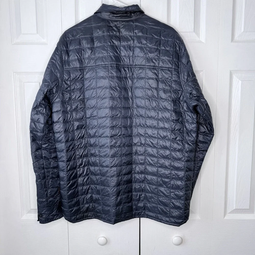 The North Face Lost Coast Thermoball Jacket Men's Size‎ L Blue Quilted Shacket